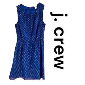 💙j. CREW sleeveless polka dot dress 2